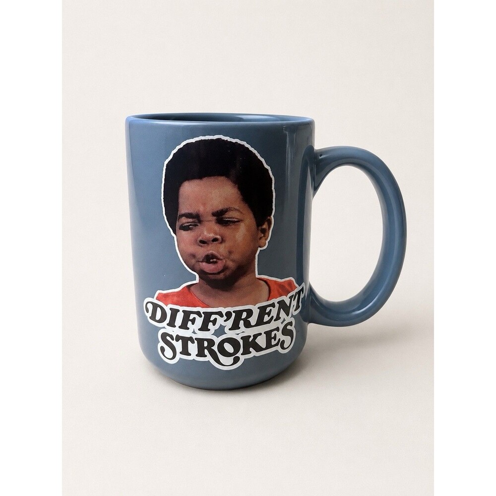 Different Strokes 15oz Blue Coffee Mug Zak Brand Whatchu Talkin Bout Willis